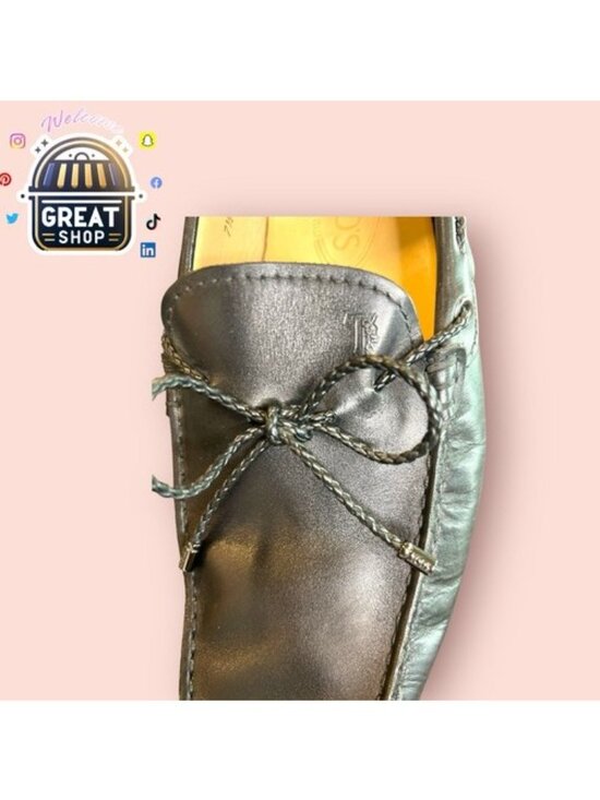 OMG! Tod’s Men Loafers Size 7 1/2 US 41 EU Elegant Dress Shoes Made In Italy main image 6